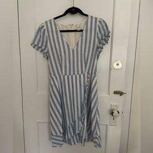 Jcrew striped mini dress. Size 4.